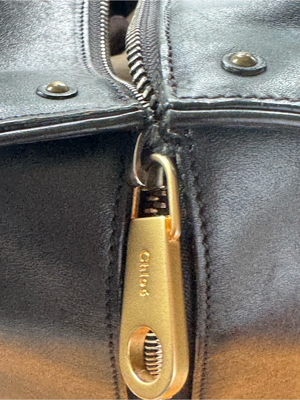 Chloe Black Leather Paddington - Picture 6 of 16